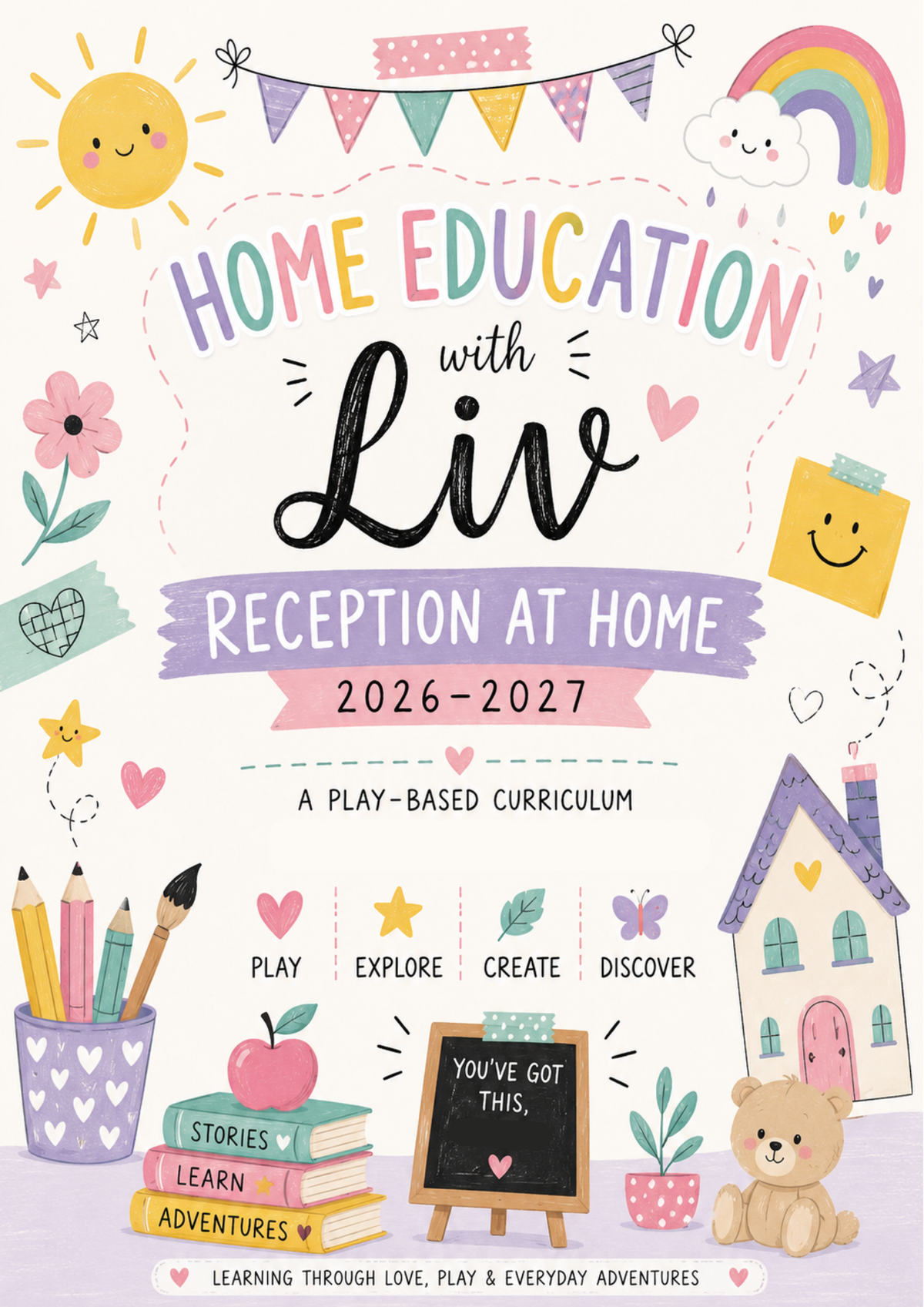 Home Education Planner📚✨ (digital download)